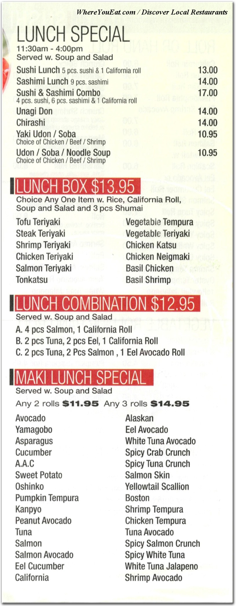 Our Foods