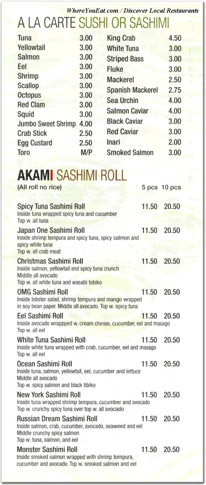 Our Foods